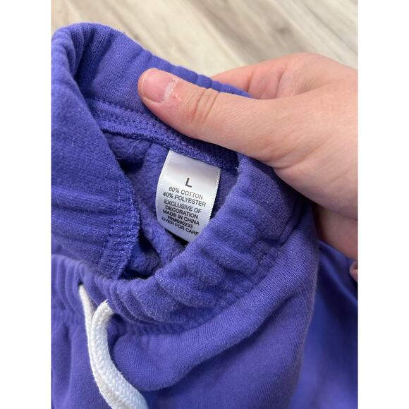 Playboy by Pacsun Women’s Large Purple Happy Camper Lounge Hiking Shorts - Picture 3 of 4